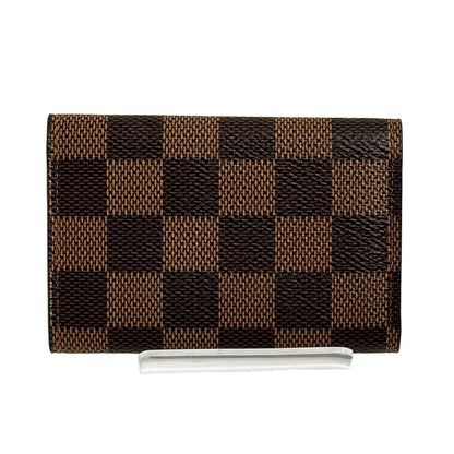 Louis Vuitton Key Case Key Holder N62630 Damier Canvas Brown Key Case Key Holder For 6 Pieces