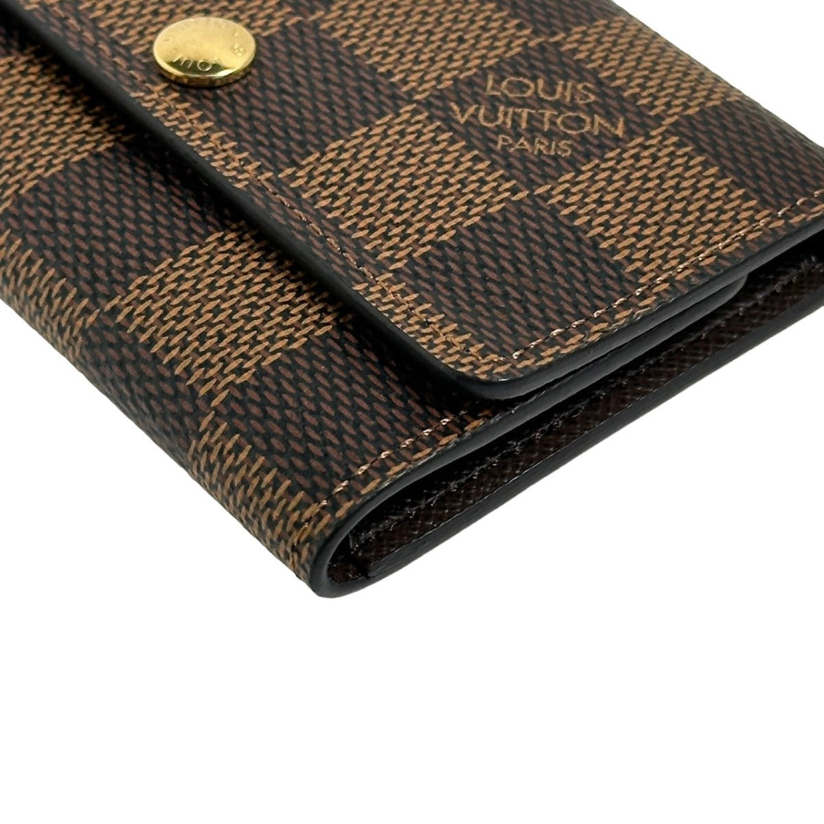 Louis Vuitton Key Case Key Holder N62630 Damier Canvas Brown Key Case Key Holder For 6 Pieces