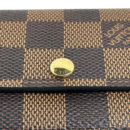 Louis Vuitton Key Case Key Holder N62630 Damier Canvas Brown Key Case Key Holder For 6 Pieces