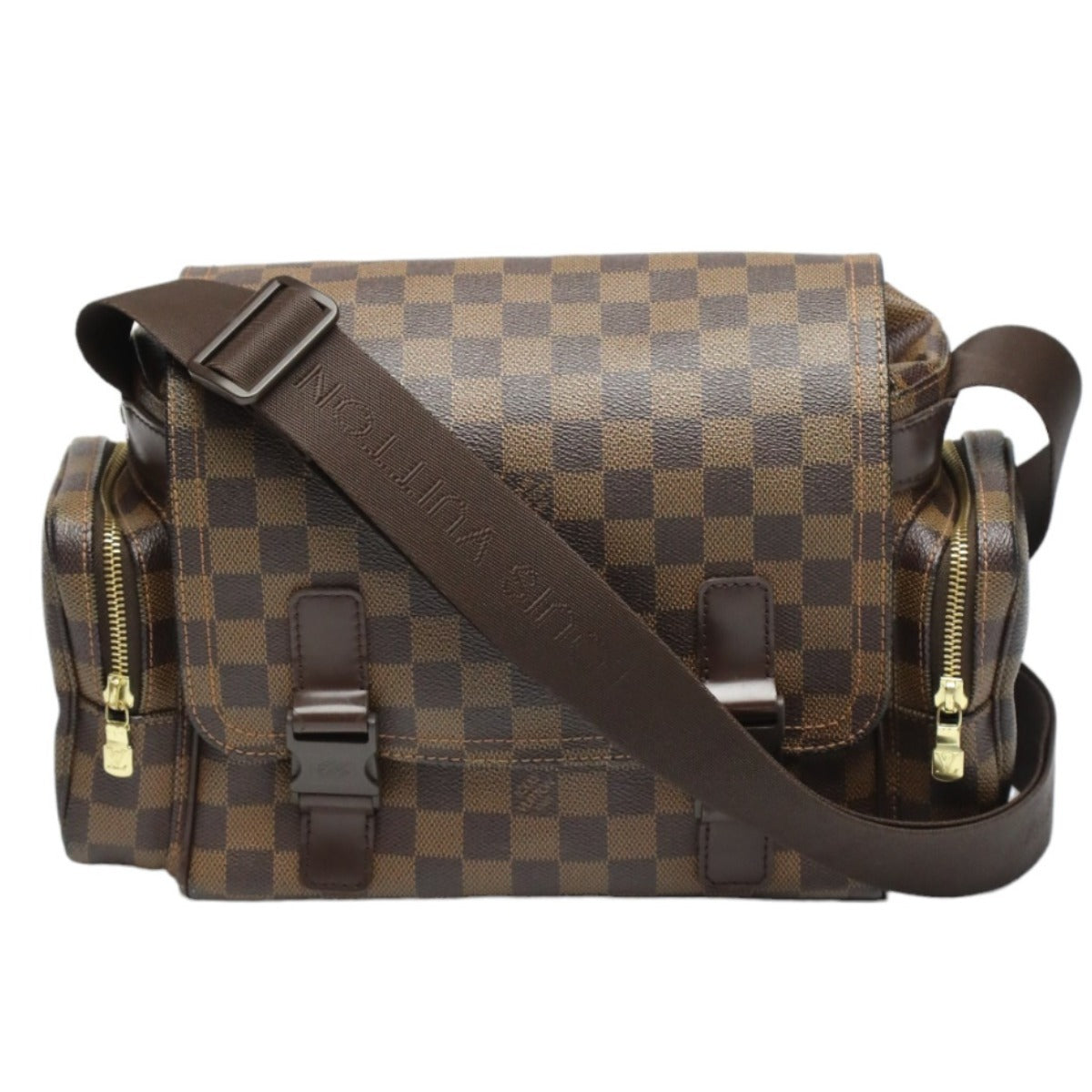 Louis Vuitton Shoulder Bag Damier Canvas Brown Shoulder Bag Damier Reporter Melville Mens