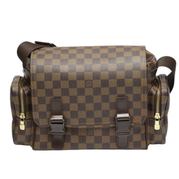 Louis Vuitton Shoulder Bag Damier Canvas Brown Shoulder Bag Damier Reporter Melville Mens