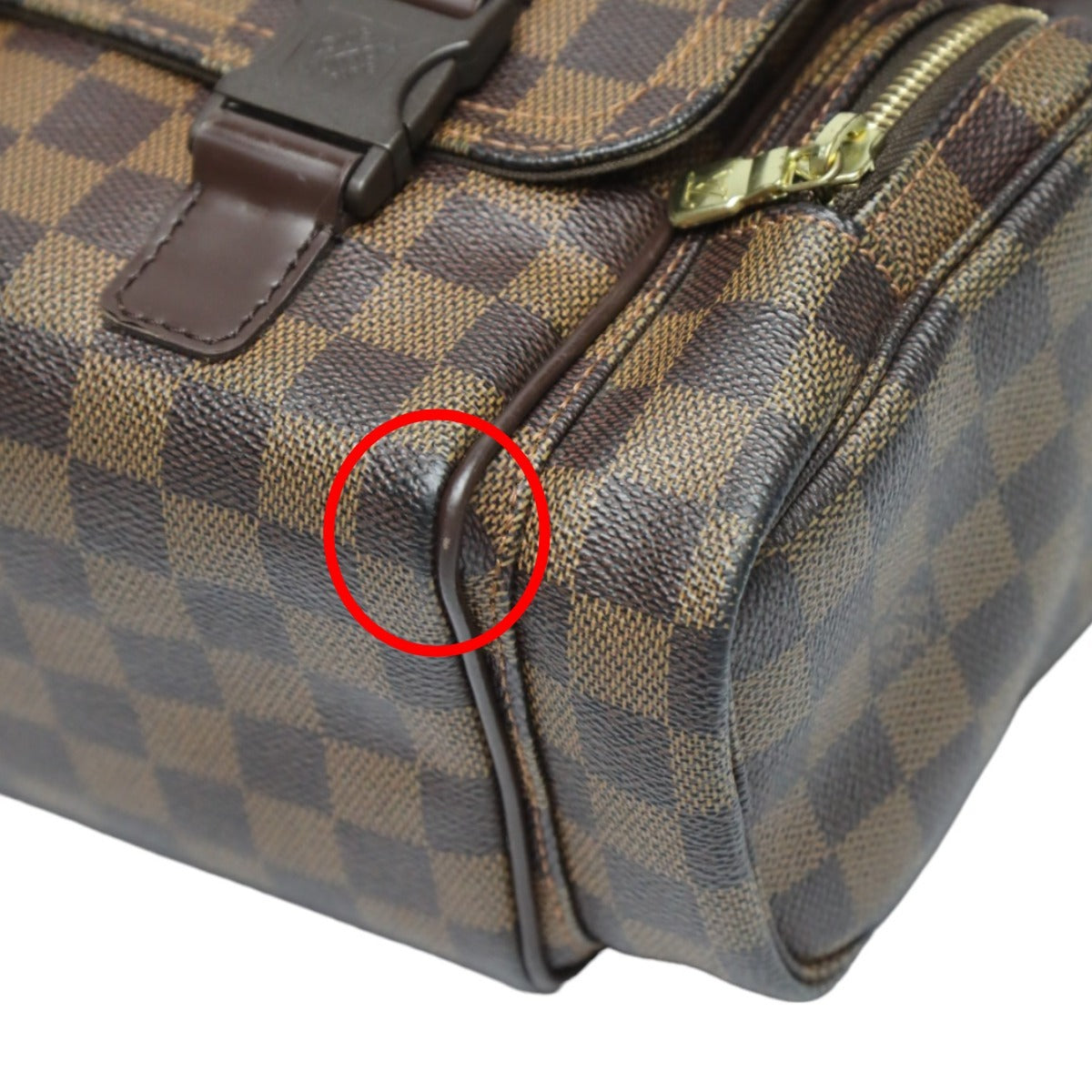 Louis Vuitton Shoulder Bag Damier Canvas Brown Shoulder Bag Damier Reporter Melville Mens