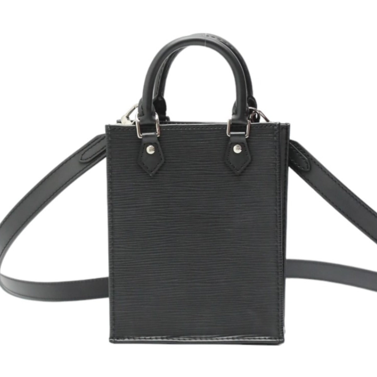 Louis Vuitton Shoulder Bag M69441 Epi Leather Black Shoulder Bag Epi Petit Sac Plat Unisex(Unisex)