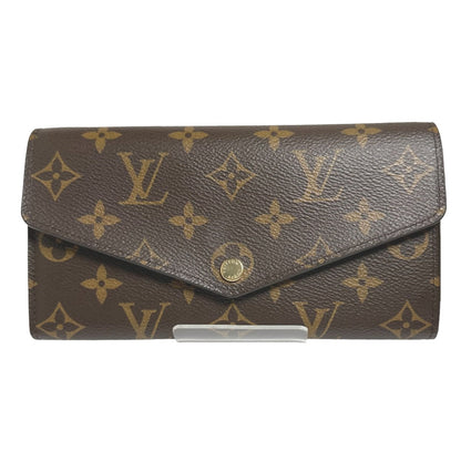 Louis Vuitton Long Wallet Purse M60531 Monogram Canvas Brown Wallet Monogram Portefeuille Sara