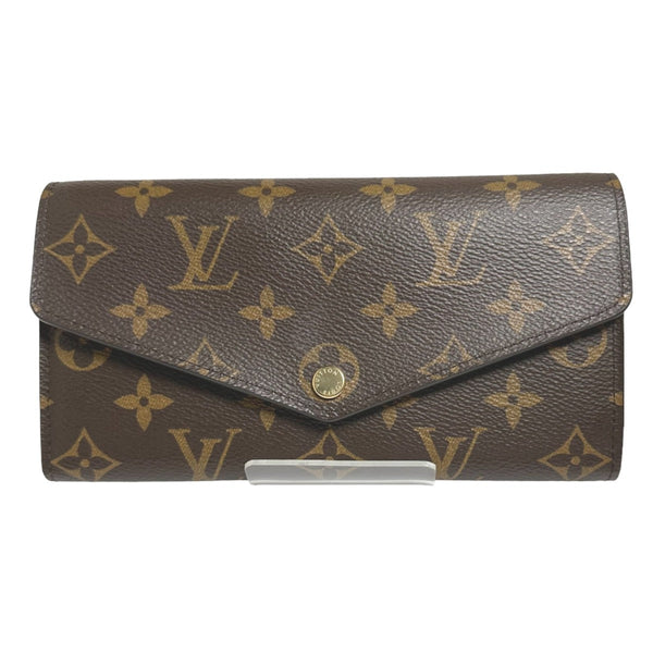 Louis Vuitton Long Wallet Purse M60531 Monogram Canvas Brown Wallet Monogram Portefeuille Sara
