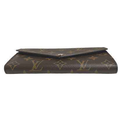 Louis Vuitton Long Wallet Purse M60531 Monogram Canvas Brown Wallet Monogram Portefeuille Sara