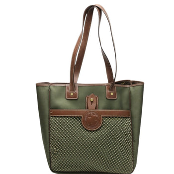 Hunting World Tote Bag Leather Khaki Tote Bag Mens(Unisex)