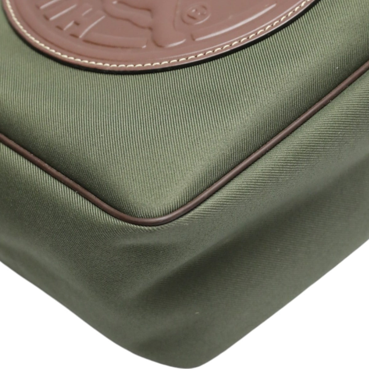 Hunting World Tote Bag Leather Khaki Tote Bag Mens(Unisex)