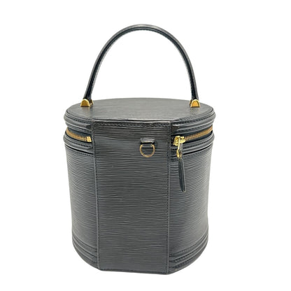 Louis Vuitton Handbag M48032 Epi Leather Black Handbag Epi Cannes Women