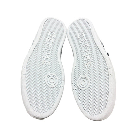 Celine Sneakers Leather White Velcro Strap 39