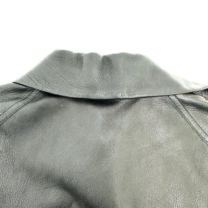 Celine Riders Jacket Leather, Cotton Black Women 34