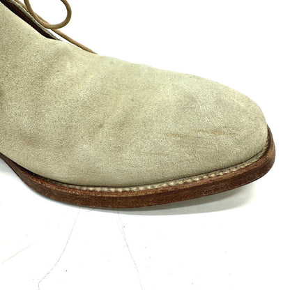 Crockett&Jones Boots Suede / Leather Gray Mens 7E
