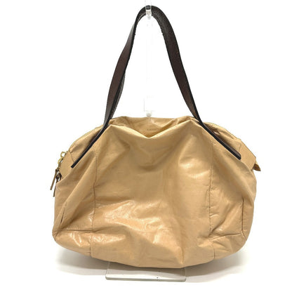 Celine Handbag Leather Beige