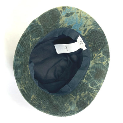 Celine Hat 2Au5B214Q Cotton Green Corduroy Tie-Dye Logo Hat Unisex(Unisex) L
