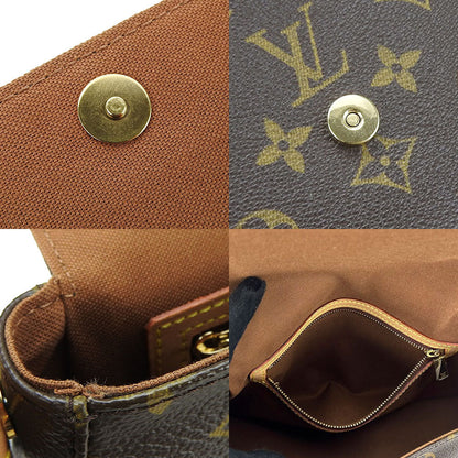 Louis Vuitton Shoulder Bag M51147 Monogram, Tanned Leather Brown Mini Looping Women