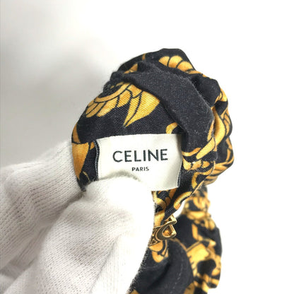 Celine Hair Accessory Silk Black Hair Accessories Hair Rubber Chainpattern Women