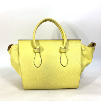 Celine Handbag 175883 Leather Yellow Tote Bag Belt Bag Thai Mini Thai Bag Women