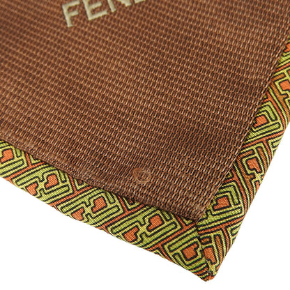 Fendi Tie Silk Green Mens