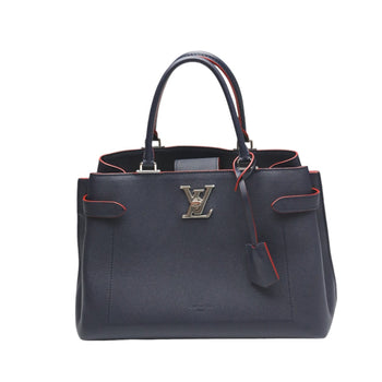 Louis Vuitton Handbag M53645 Calfskin Navy X Red 2Way Bag Rock Me Day Marine Rouge Women
