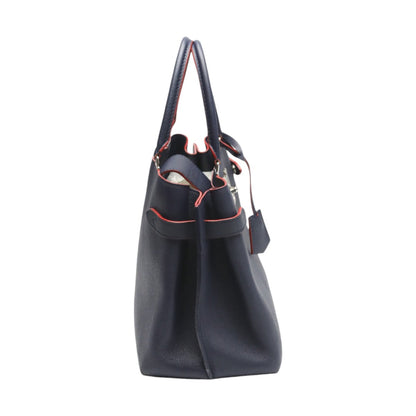 Louis Vuitton Handbag M53645 Calfskin Navy X Red 2Way Bag Rock Me Day Marine Rouge Women