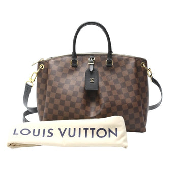 Louis Vuitton Tote Bag N45283 Damier Canvas Brown 2Way Bag Odeon Tote Mm Women