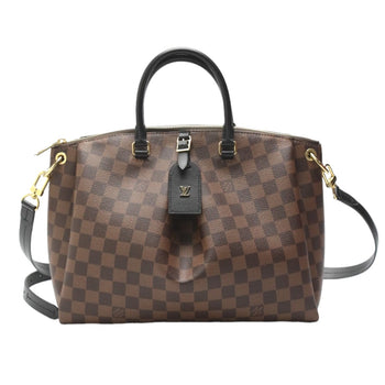 Louis Vuitton Tote Bag N45283 Damier Canvas Brown 2Way Bag Odeon Tote Mm Women