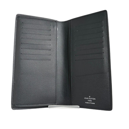 Louis Vuitton Long Wallet Purse M30501 Taiga Black Bifold Walletlong Wallet Taiga Portefeuille