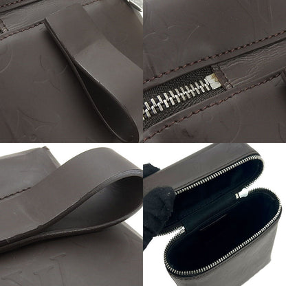 Louis Vuitton Pouch M46550 Monogram Grass Leather Brown Ray Unisex(Unisex)