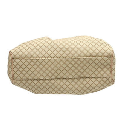 Gucci Tote Bag 211944 Gg Canvas Beige Handbag Diamante Canvas Women