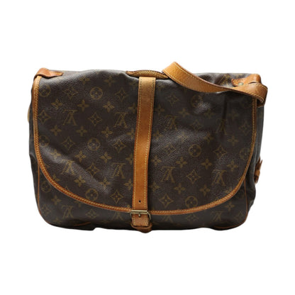 Louis Vuitton Shoulder Bag M42254 Monogram Canvas Monogram Canvas, Leather Brown Samuel 35 Monogram