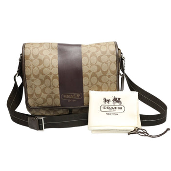 Coach Shoulder Bag F70432 Pvc / Leather Brown Messenger Bag Signature Women