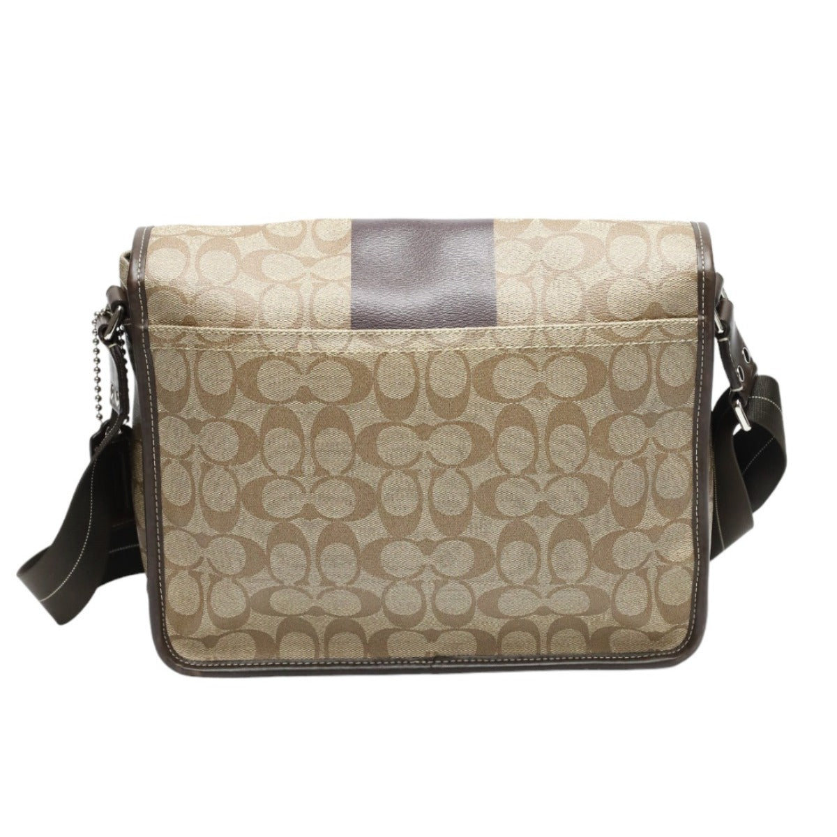 Coach Shoulder Bag F70432 Pvc / Leather Brown Messenger Bag Signature Women