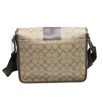 Coach Shoulder Bag F70432 Pvc / Leather Brown Messenger Bag Signature Women