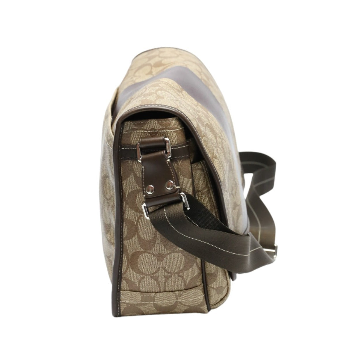 Coach Shoulder Bag F70432 Pvc / Leather Brown Messenger Bag Signature Women