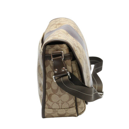 Coach Shoulder Bag F70432 Pvc / Leather Brown Messenger Bag Signature Women