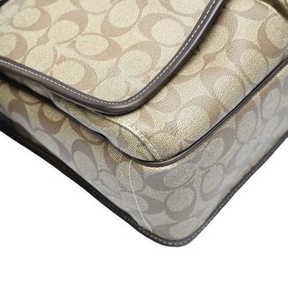 Coach Shoulder Bag F70432 Pvc / Leather Brown Messenger Bag Signature Women