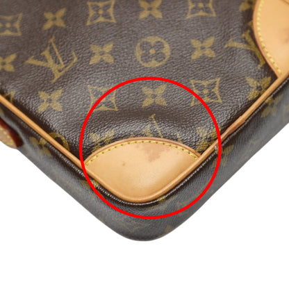 Louis Vuitton Shoulder Bag M45266 Monogram Canvas Brown Shoulder Bag Monogram Danube Women