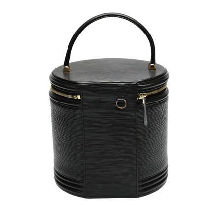 Louis Vuitton Handbag M48032 Epi Leather Black Handbag Epi Cannes Women