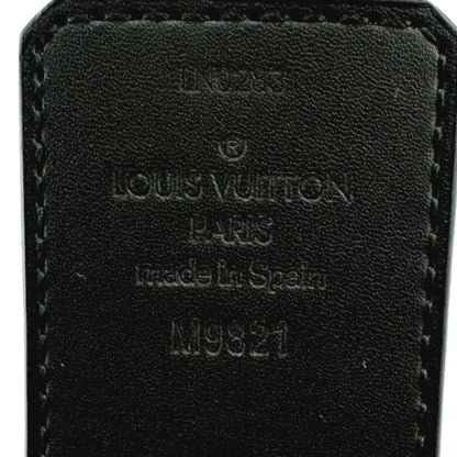 Louis Vuitton Belt M9821 Calfskin Brown Reverse Monogram Saintur Initial Mens 44