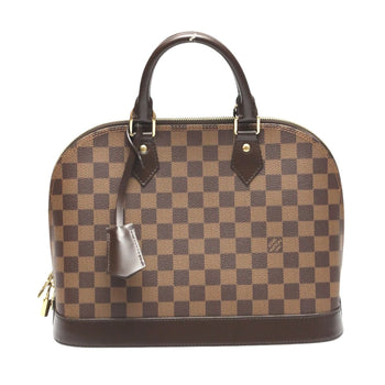Louis Vuitton Handbag N53151 Damier Canvas Brown 2Way Damier Alma Pm Women