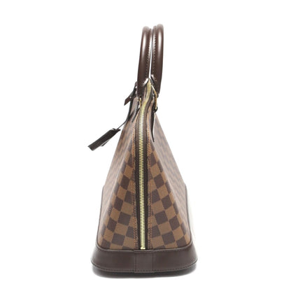 Louis Vuitton Handbag N53151 Damier Canvas Brown 2Way Damier Alma Pm Women