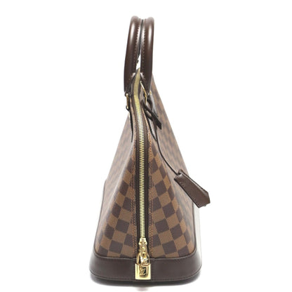 Louis Vuitton Handbag N53151 Damier Canvas Brown 2Way Damier Alma Pm Women