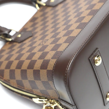 Louis Vuitton Handbag N53151 Damier Canvas Brown 2Way Damier Alma Pm Women