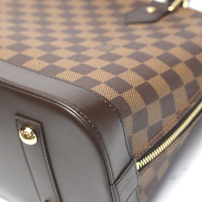 Louis Vuitton Handbag N53151 Damier Canvas Brown 2Way Damier Alma Pm Women