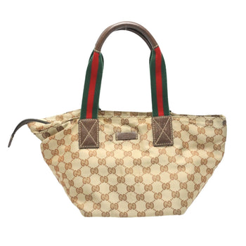 Gucci Handbag 131228 Gg Canvas Beige Tote Bag Sherry Line Women