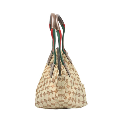 Gucci Handbag 131228 Gg Canvas Beige Tote Bag Sherry Line Women