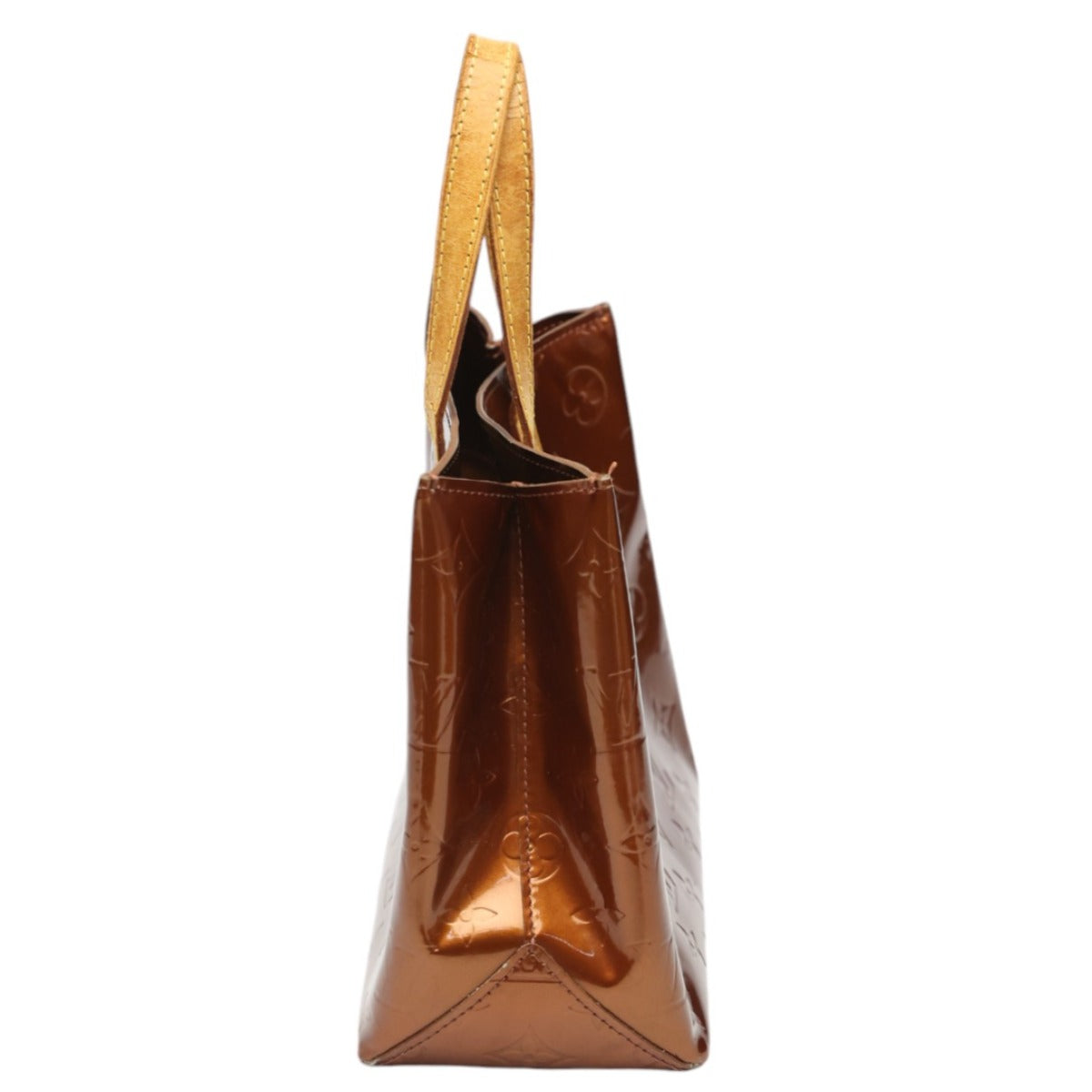 Louis Vuitton Handbag M91146 Monogram Vernis Bronze Lead Pm Vernis Mini Bag Women