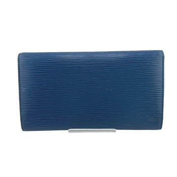 Louis Vuitton Long Wallet Purse M63385 Epi Leather Toledo Blue Long Wallet Purse Epi Porte Tresor