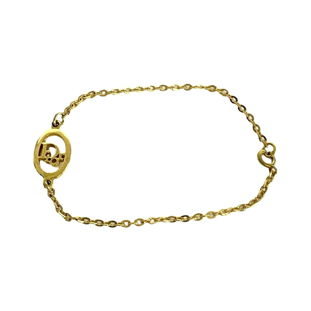 Dior Bracelet Gold Plated Gold Cd Logo Women