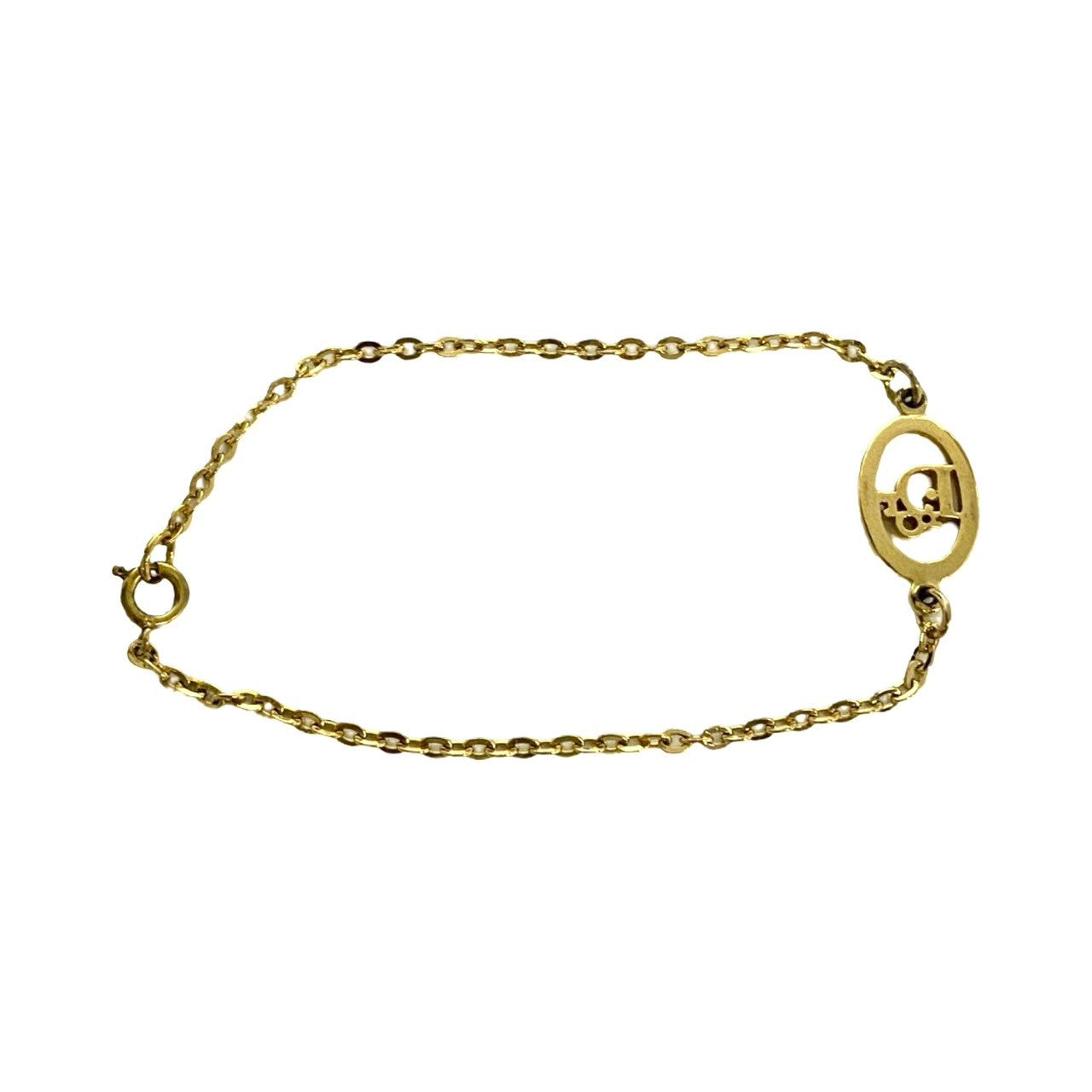Dior Bracelet Gold Plated Gold Cd Logo Women